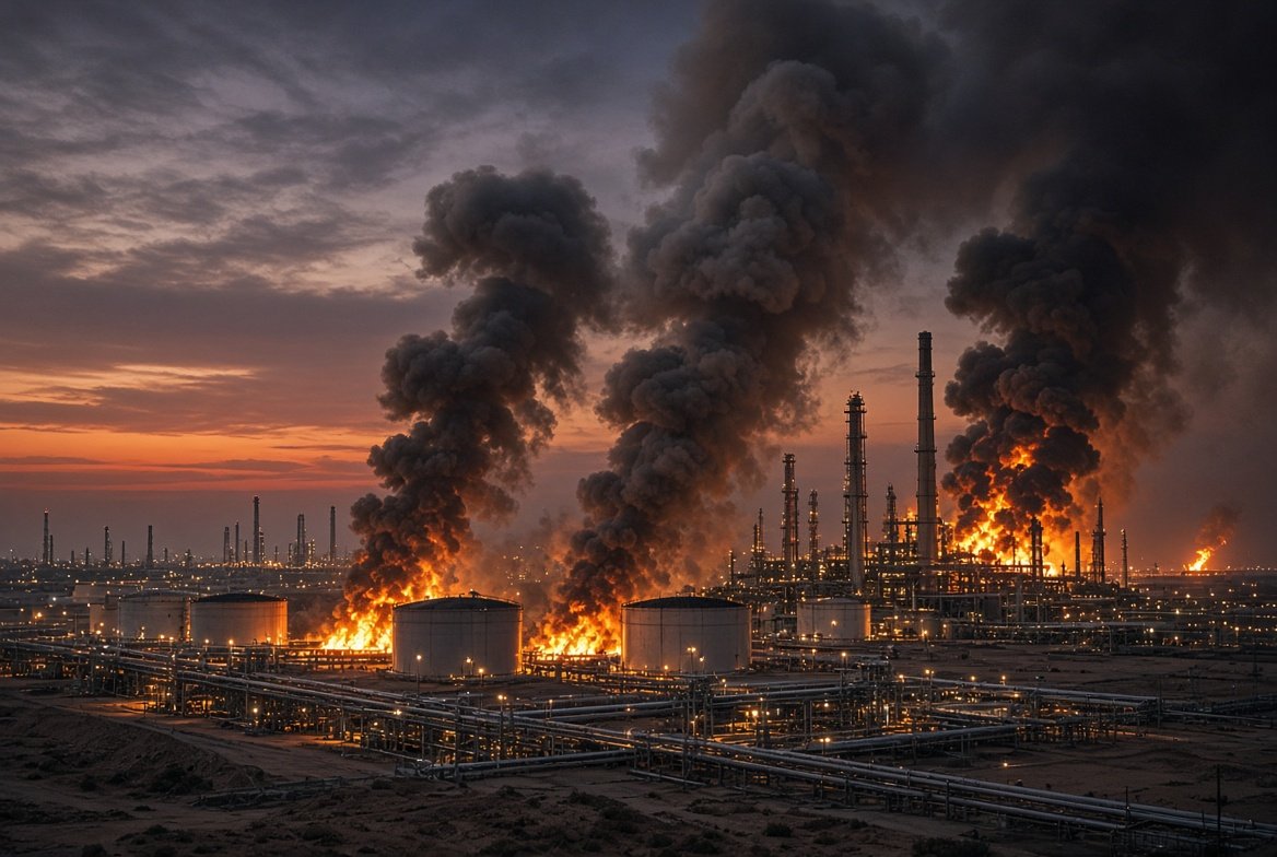 Houthi Drone Strike Halts Saudi Jazan Refinery, Escalating Red Sea Risks