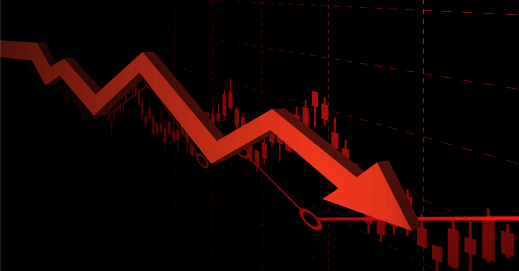 Market jitters send crude oil futures plummeting, signaling economic uncertainty.