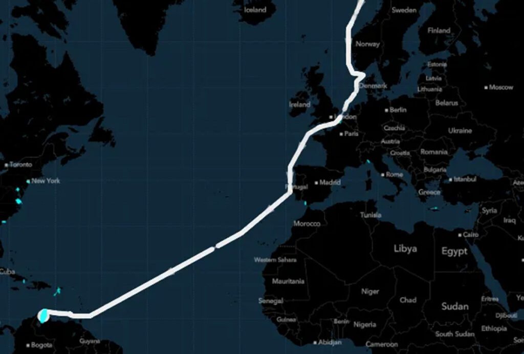 Sanctioned tanker defies Venezuela blockade, a high-stakes challenge on the open sea.